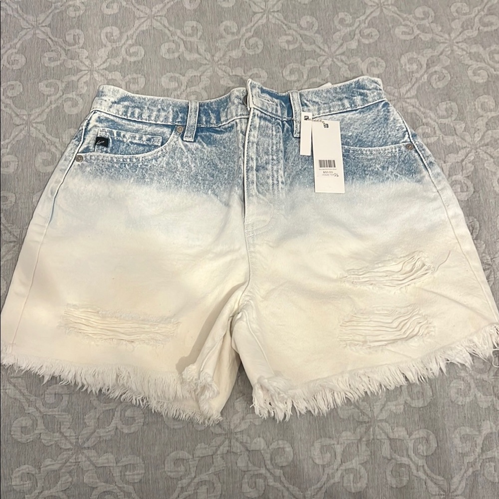 Stylish Ombre Denim Women Shorts-NWT